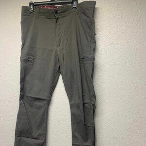 Mens Nylon Wrangler Pants Trousers Outdoor Series Flex Waist Hiking Camping